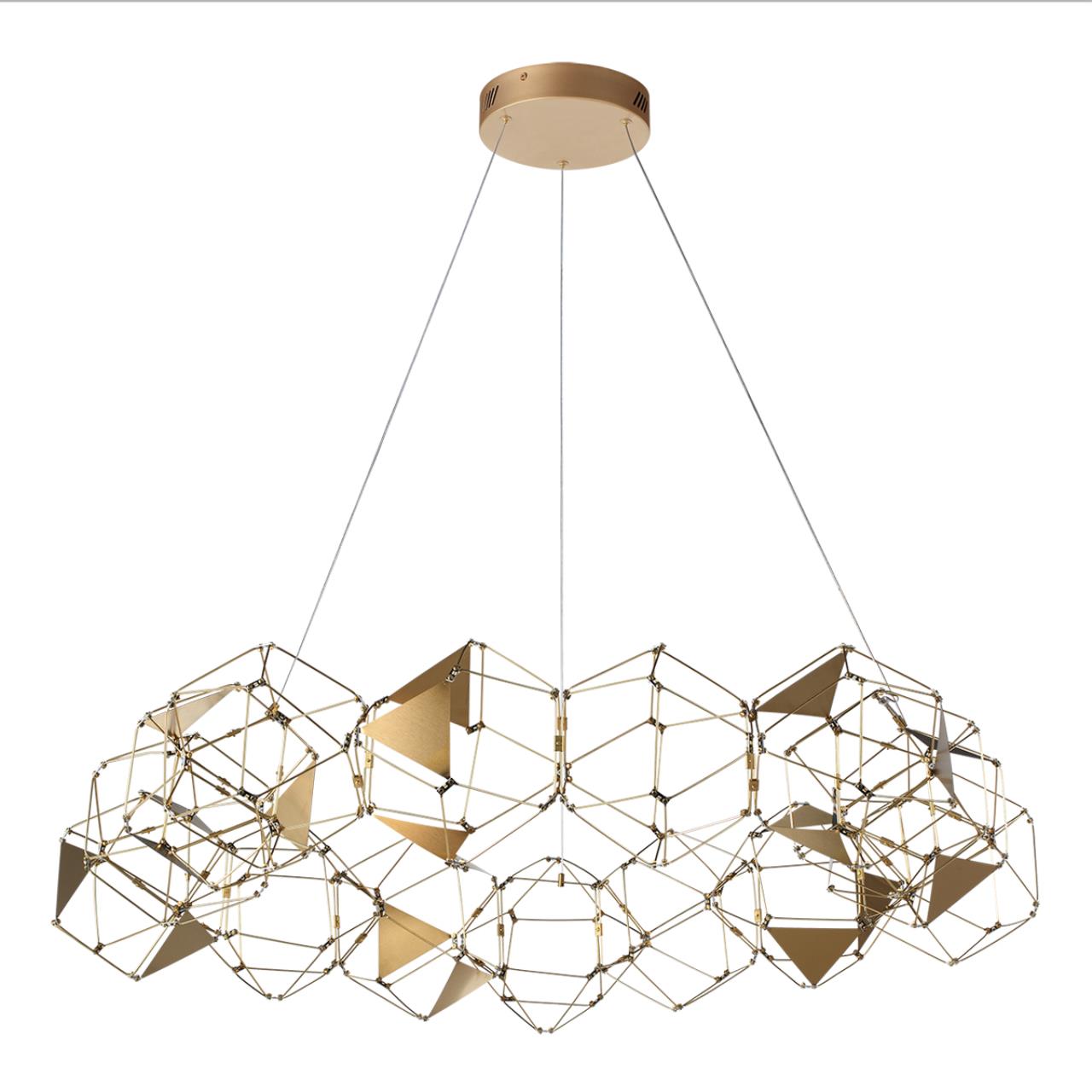 Люстра ODEON LIGHT L-VISION TRELLIS античная бронза, латунь LED*1 68W