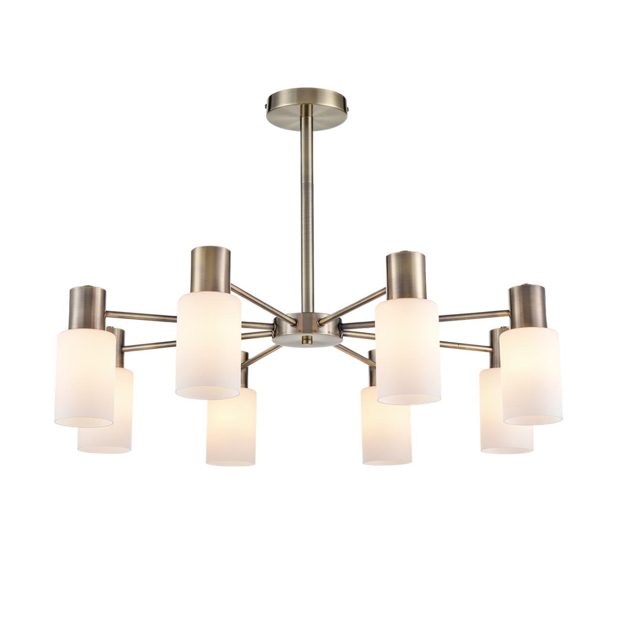 Люстра на штанге LUMION COMFI MAVE бронзовый E14*8 10W