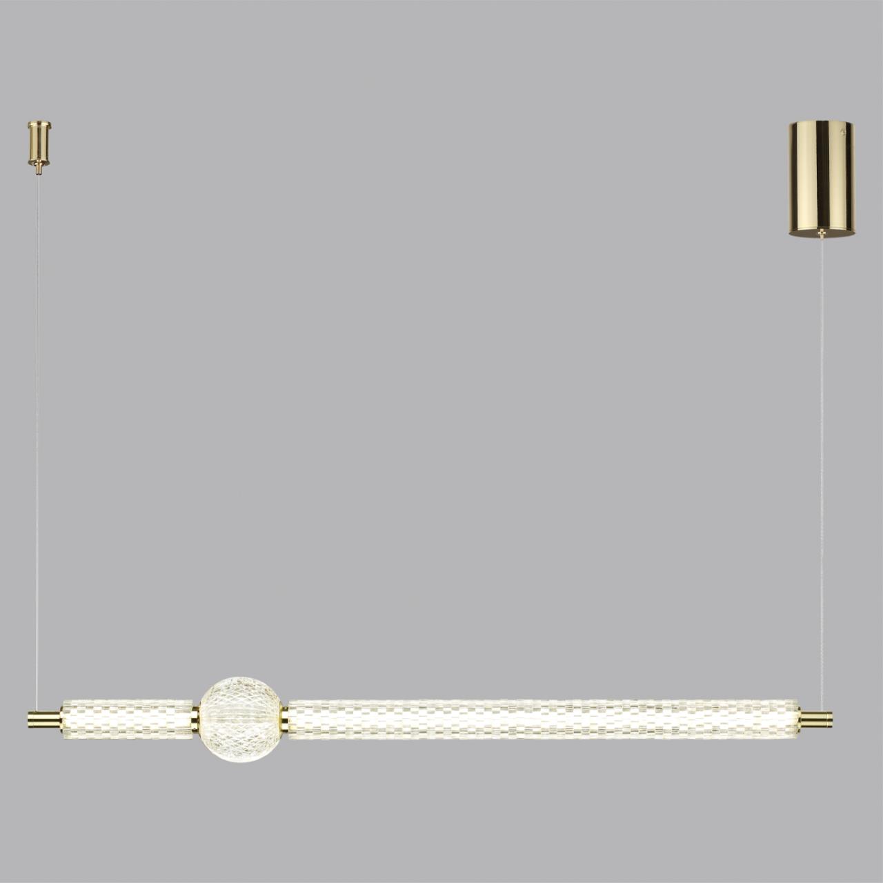 Подвес ODEON LIGHT L-VISION CRYSTAL золотой LED*1 28