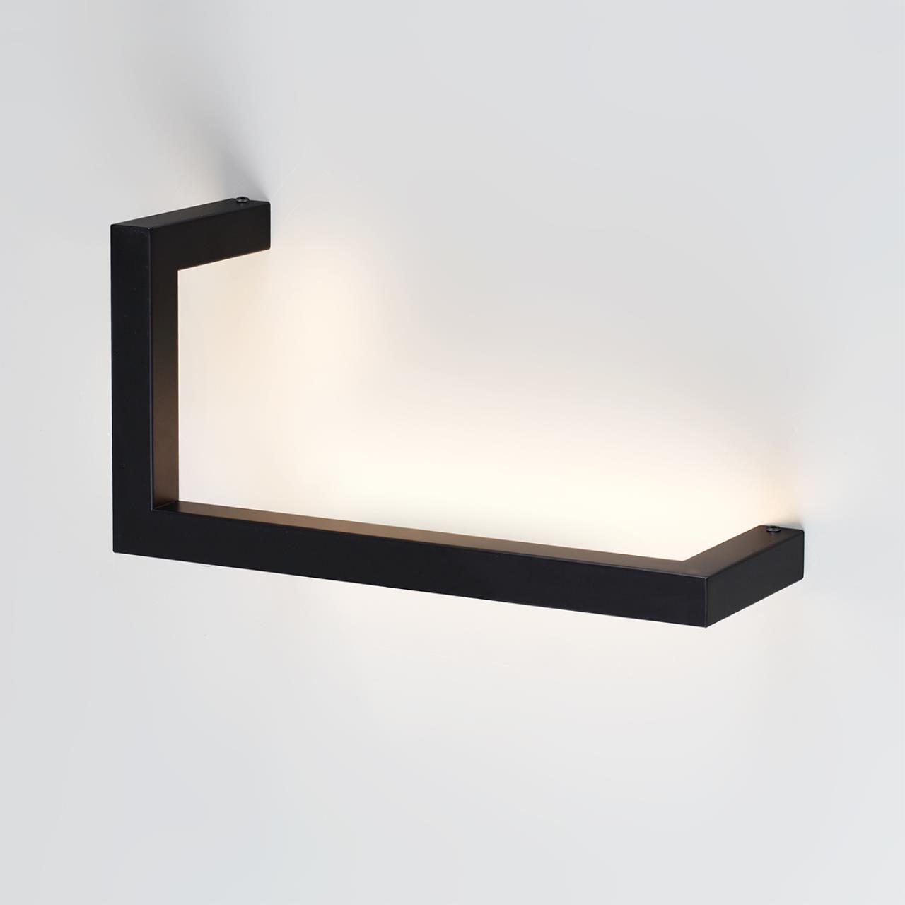 Настенный светильник ODEON LIGHT HIGHTECH GRAFIC черный LED*1 10W