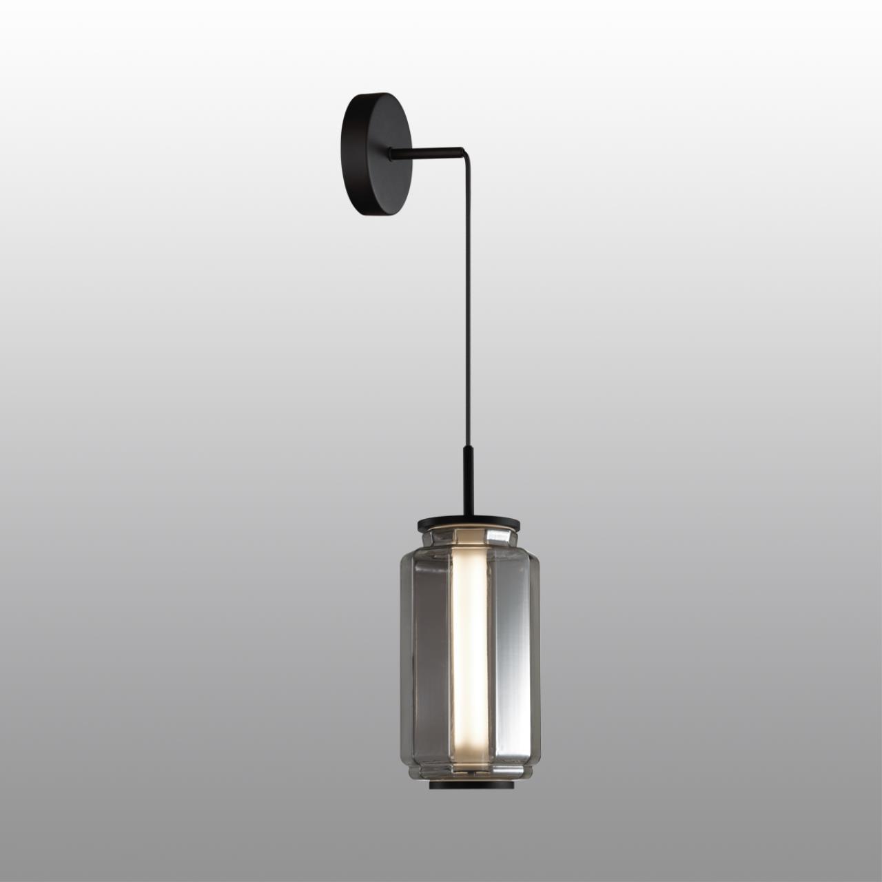Подвес ODEON LIGHT EXCLUSIVE HIGHTECH JAM черный LED*1 11W 3000К плафон серый