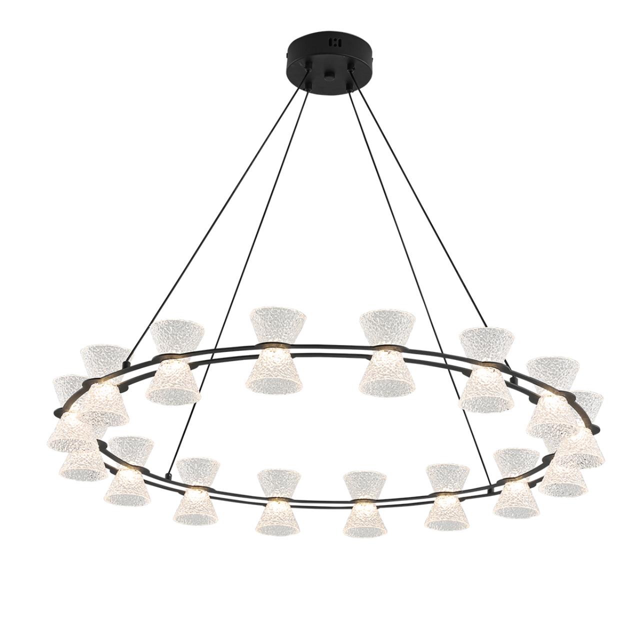 Люстра подвесная LUMION LEDIO VINORA черный LED*1 54W