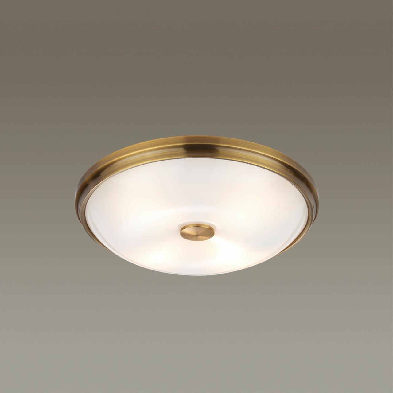 Настенно-потолочный светильник ODEON LIGHT WALLI PELOW бронзовый E14*4 10W