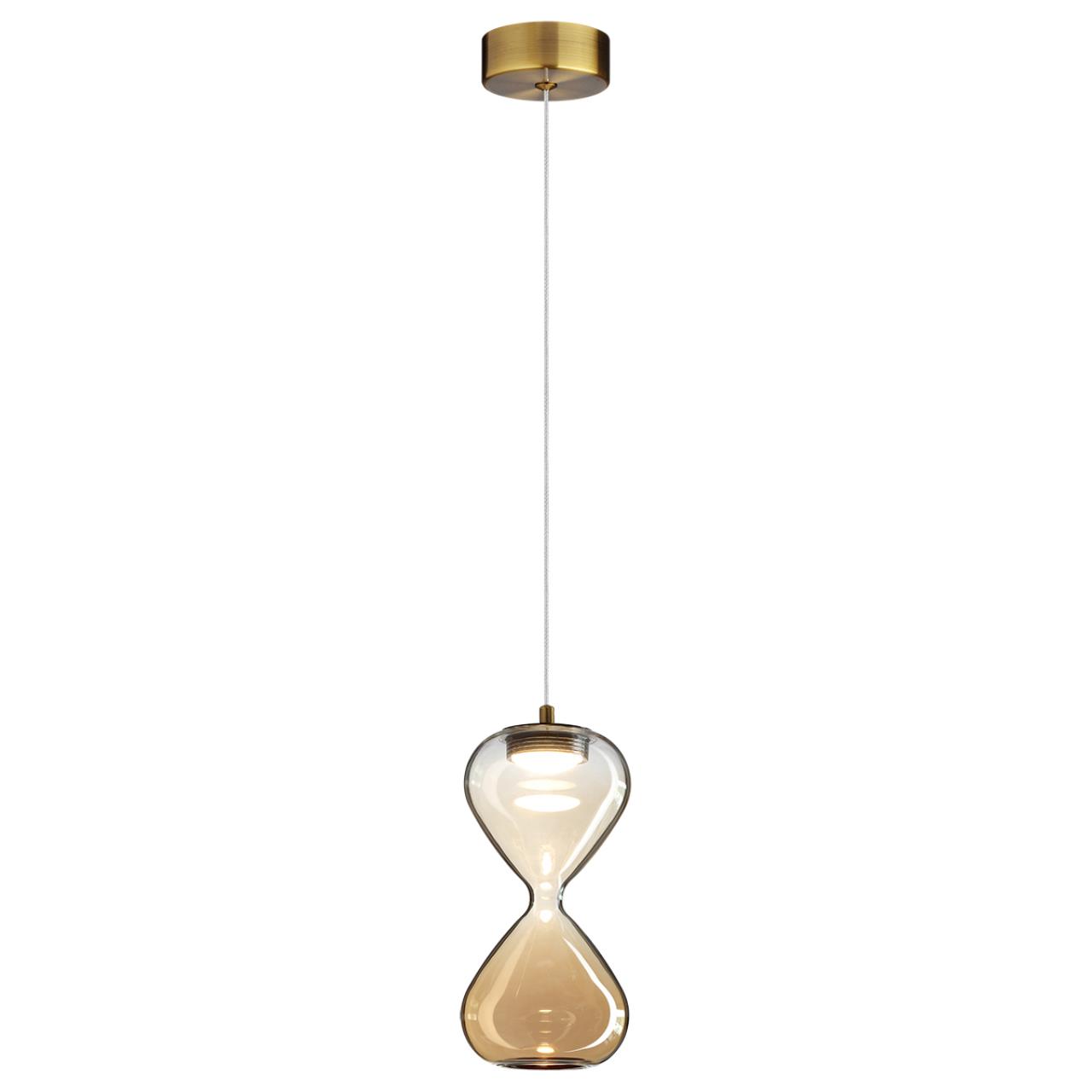 Подвес ODEON LIGHT PENDANT GLESSI бронзовый LED*1 4W 4000К