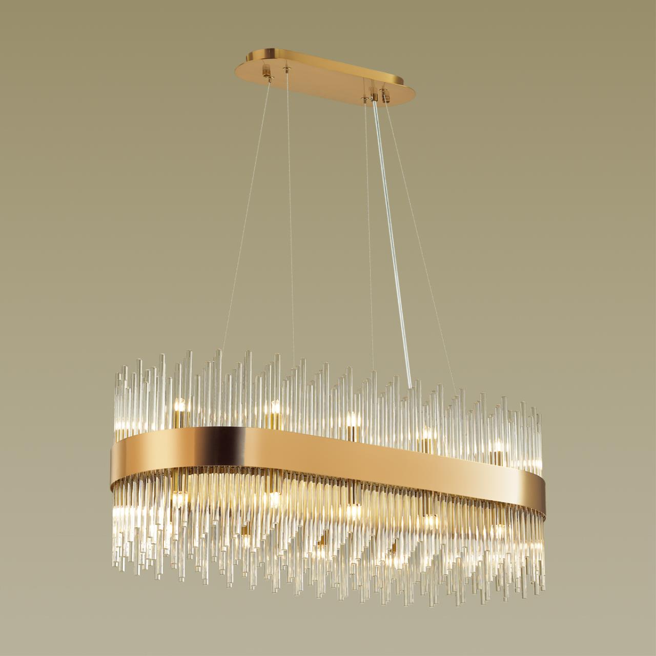 Люстра ODEON LIGHT HALL FOCCO бронзовый G9*24 10W