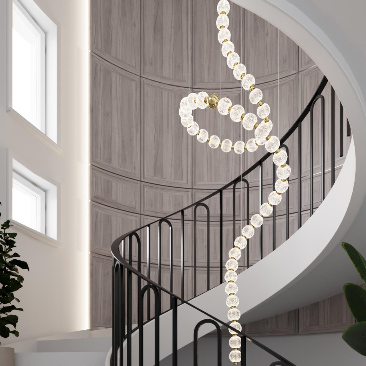 Люстра ODEON LIGHT L-VISION CRYSTAL золотой LED*1 132W