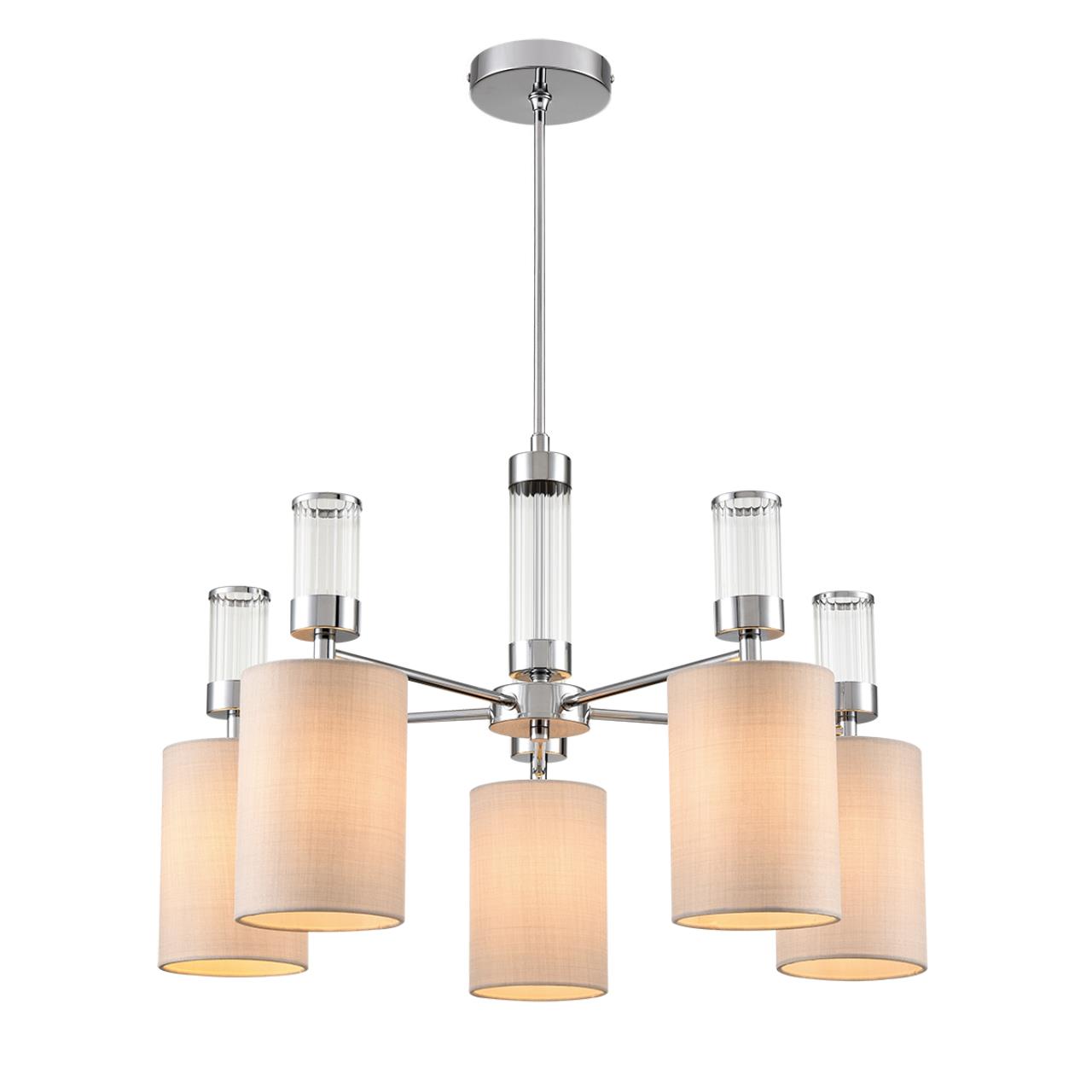 Люстра на штанге LUMION MODERNI ARNIKA хром E14*5 10W