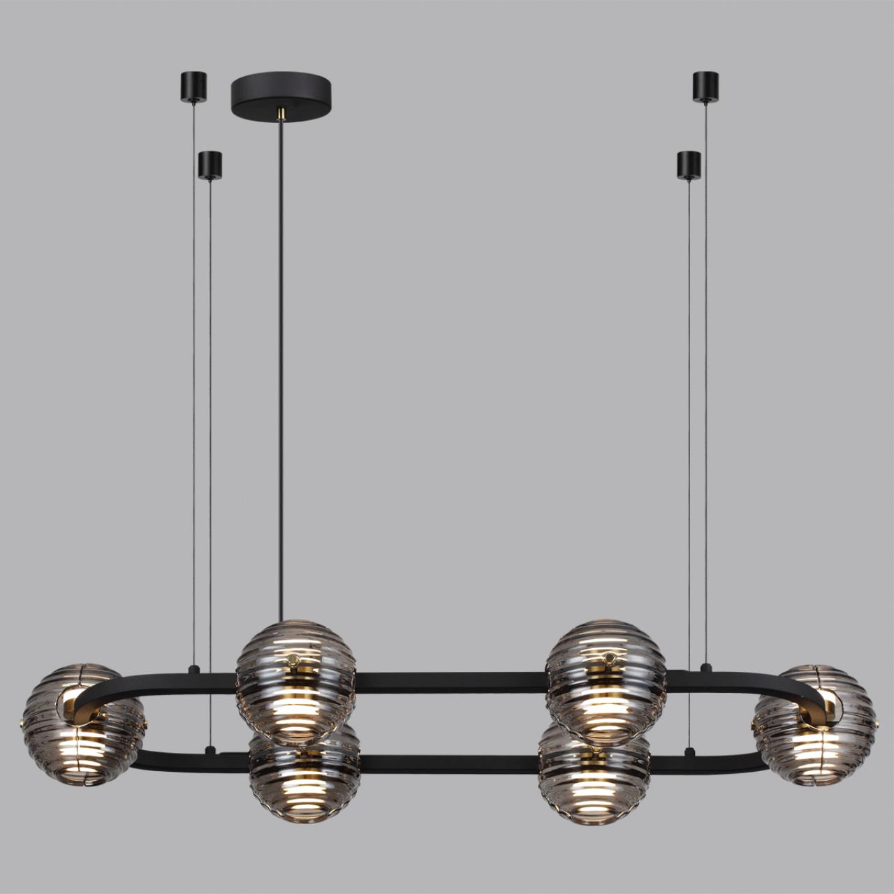 Люстра ODEON LIGHT L-VISION TRONI черный LED 60W 4000К 1035 мм