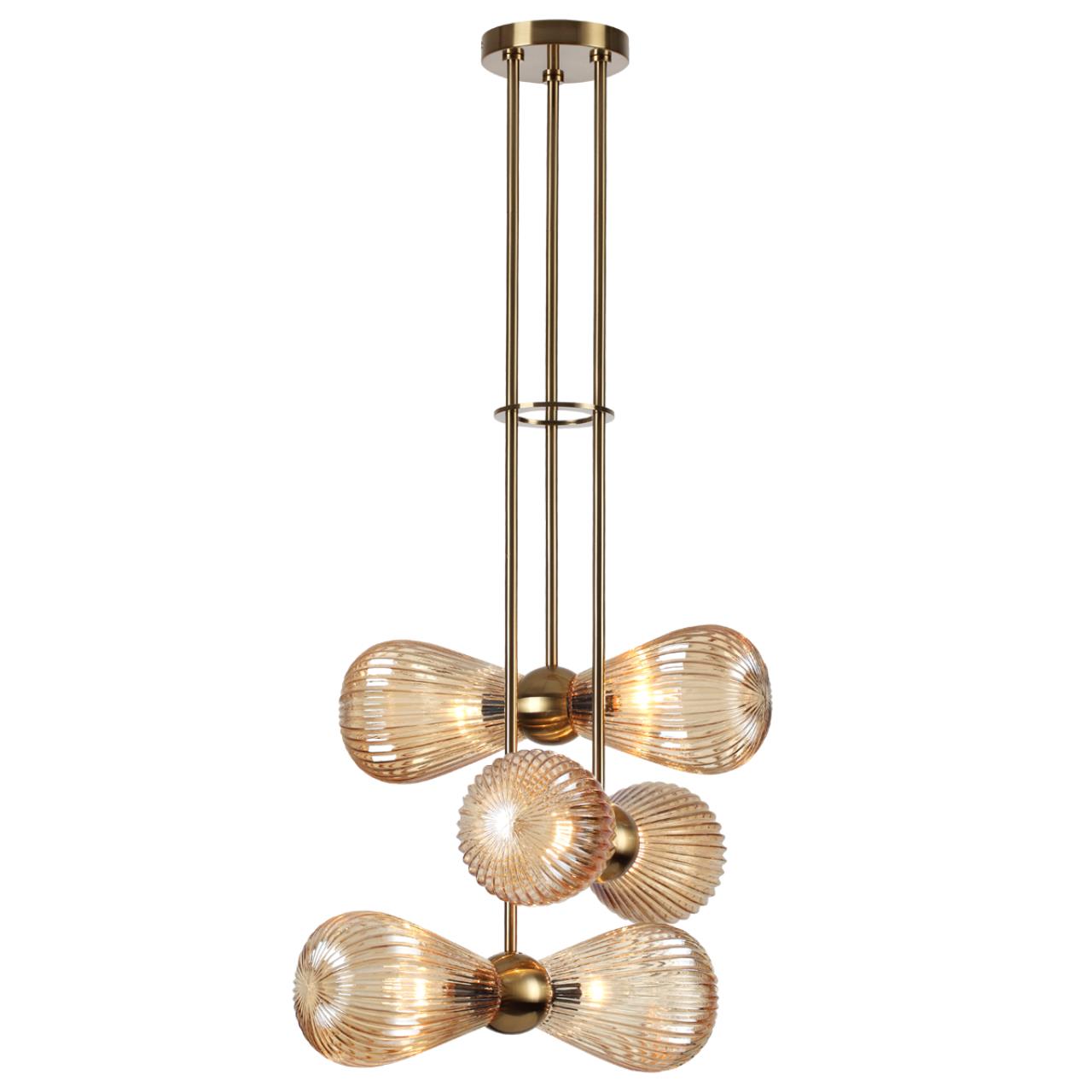 Подвес ODEON LIGHT EXCLUSIVE MODERN Elica золотой