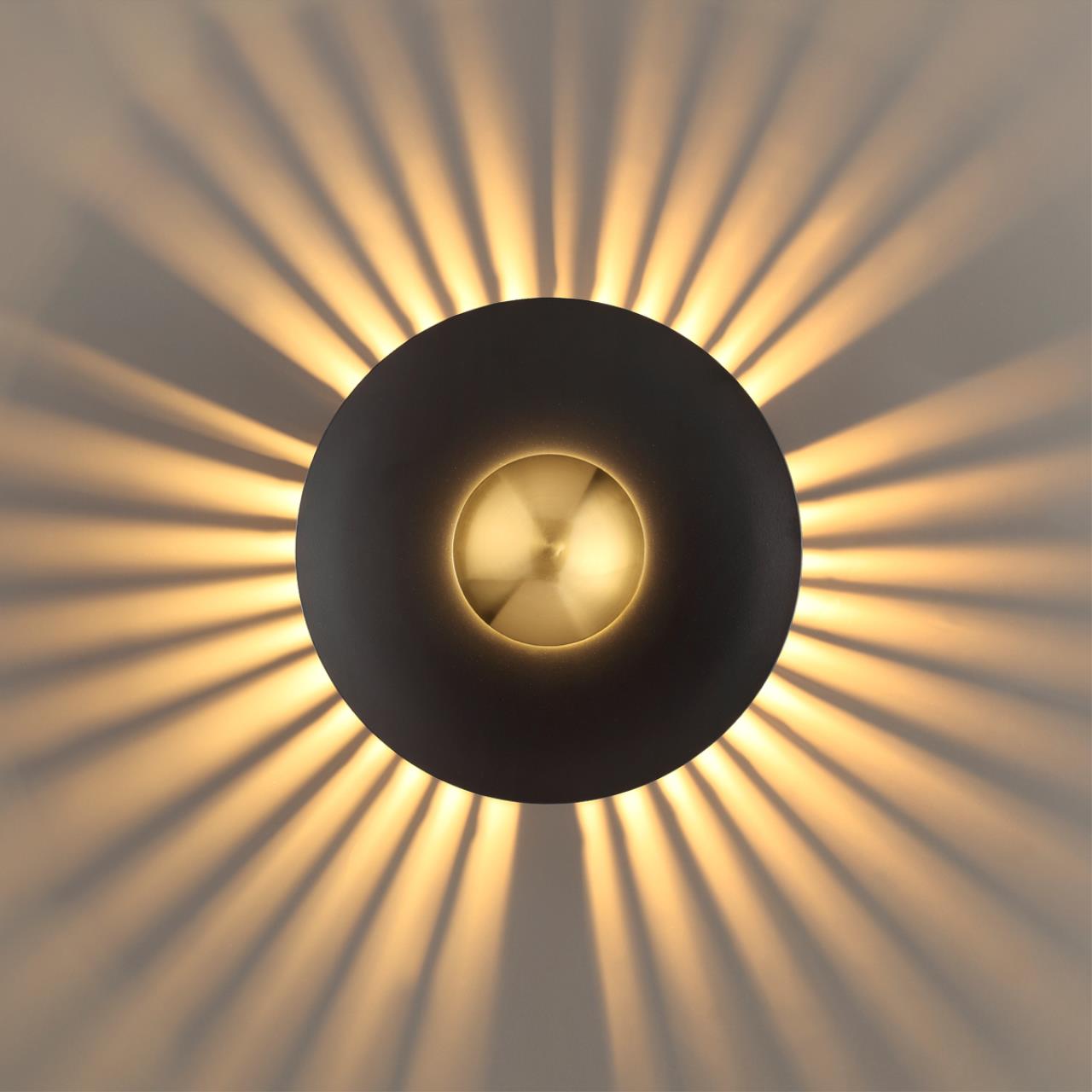 Настенный светильник ODEON LIGHT MIDCENT ADAMAS черный