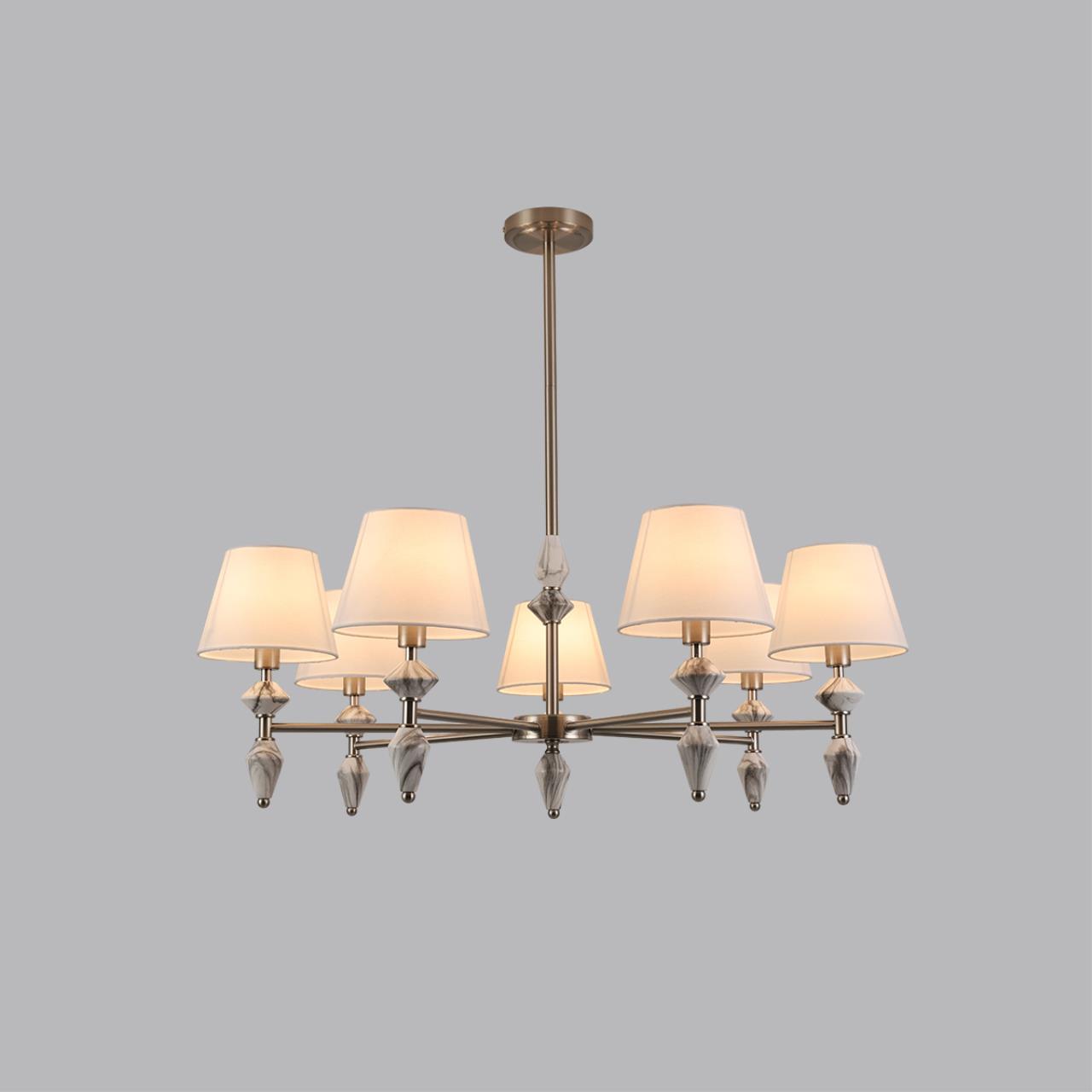 Люстра LUMION CLASSI VERMONT никель E14*7 10W