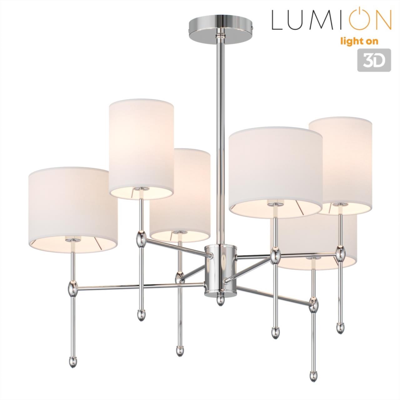 Люстра на штанге LUMION CLASSI LATTI хром E14*6 10W
