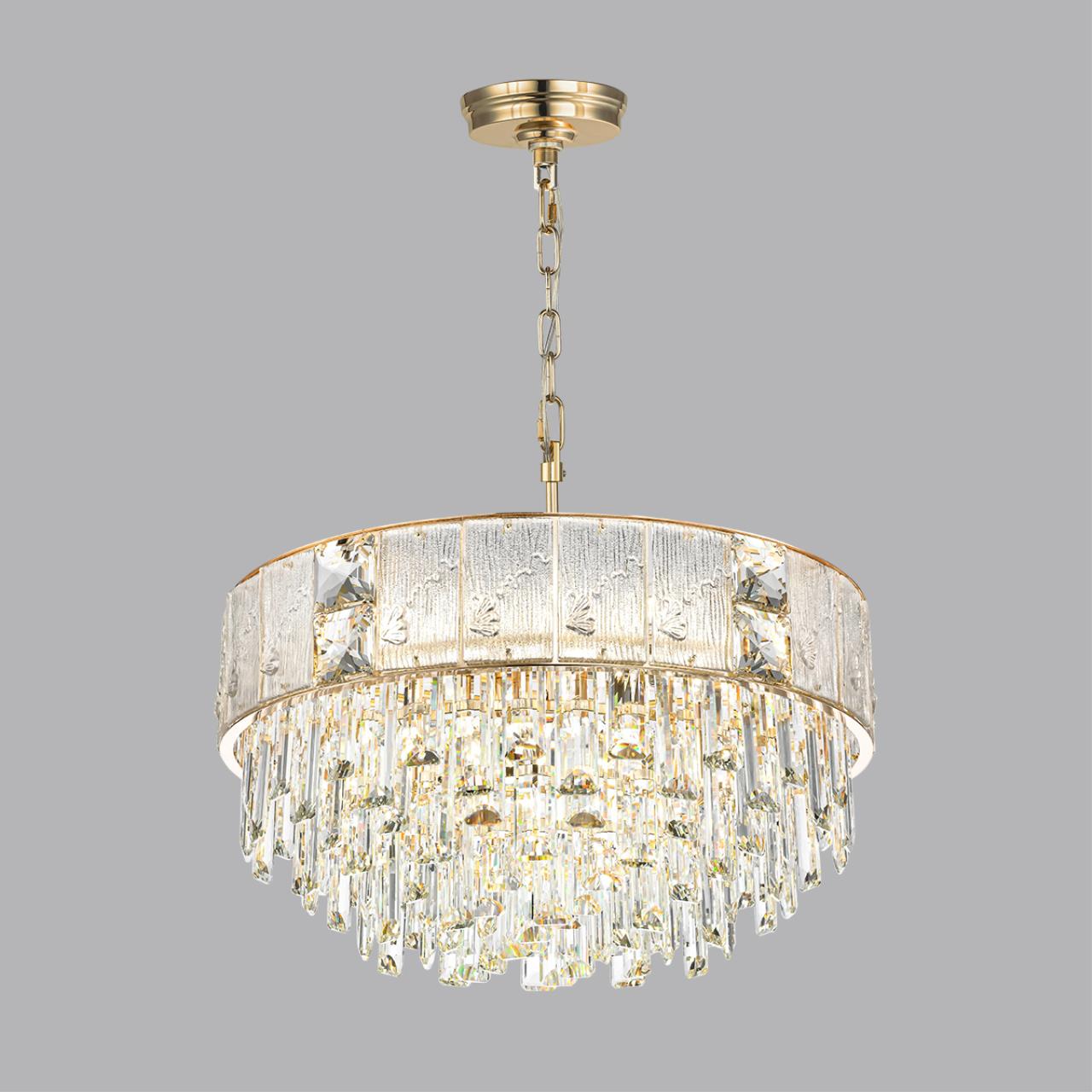 Люстра ODEON LIGHT HALL FIESTA золотой E14*11 10W