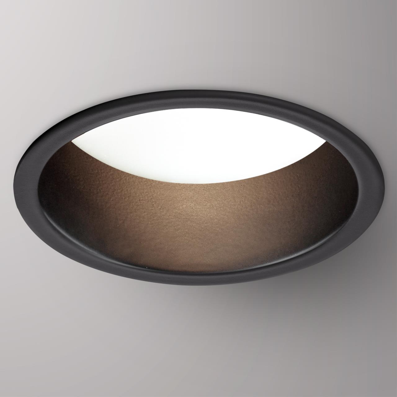 Светильник встраиваемый светодиодный NOVOTECH SPOT TRAN черный LED 12W 3000К плафон черный