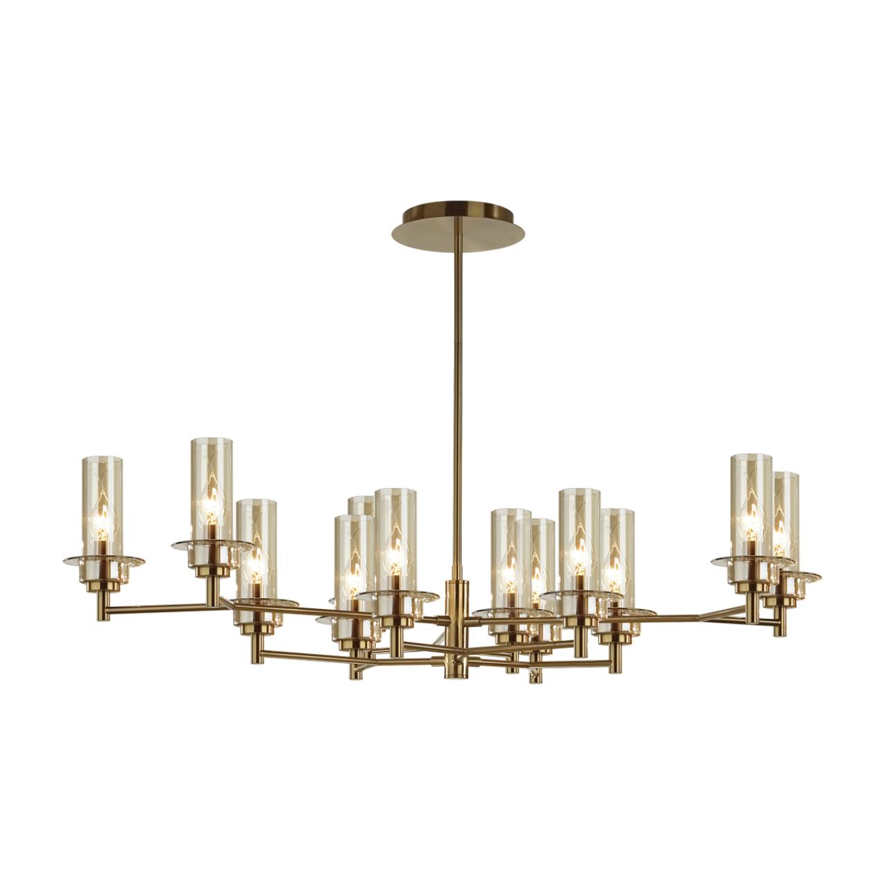 Люстра на штанге LUMION CLASSI MADONNA бронзовый E14*12 10W