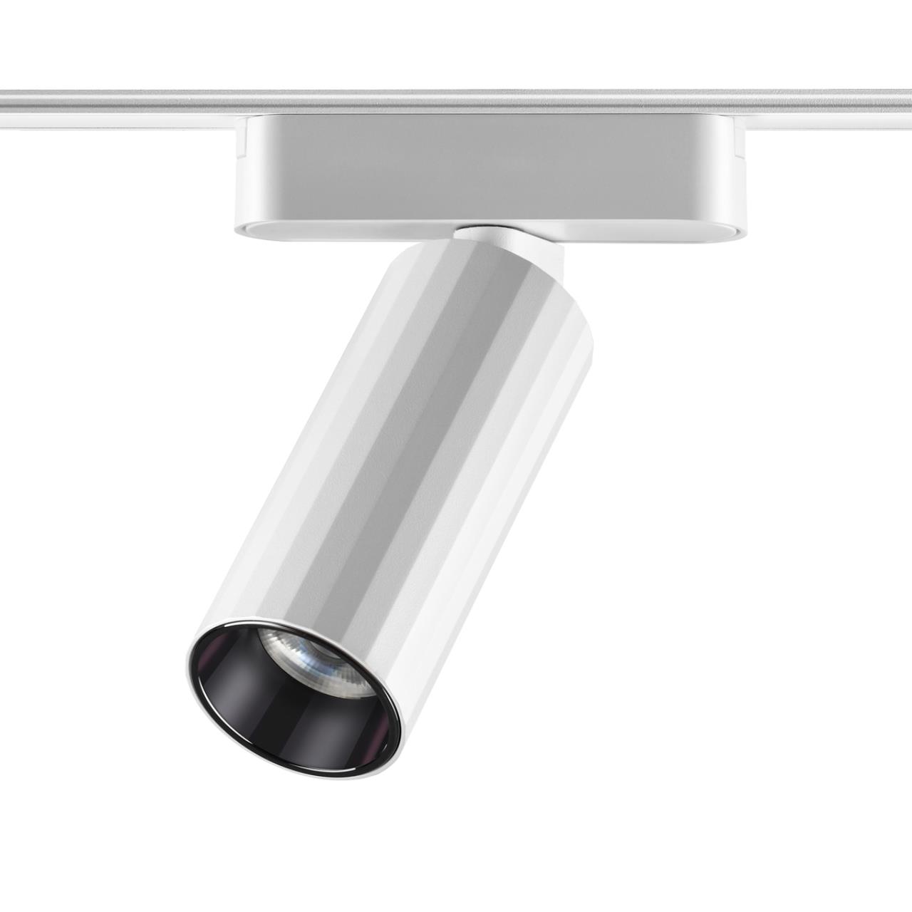 Трековый светильник для низковольтного шинопровода NOVOTECH SHINO SMAL белый LED*1 12W 3000К плафон белый.