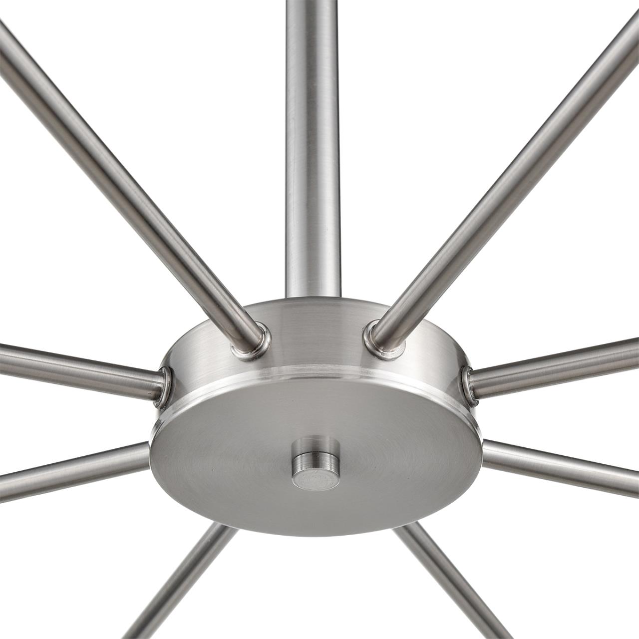 Люстра на штанге LUMION COMFI MAVE никель E14*8 10W