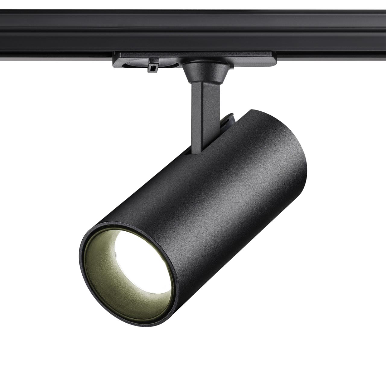 Светильник светодиодный однофазный трехжильный трековый NOVOTECH PORT SELENE черный LED 24W 4000К