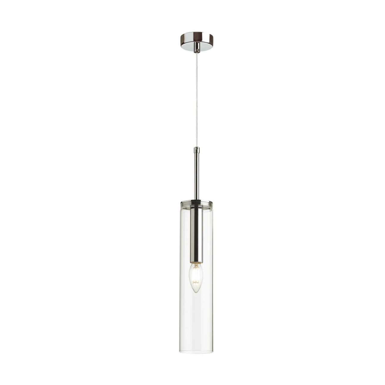 Подвес ODEON LIGHT PENDANT KLUM хром E14*1 10W плафон прозрачный