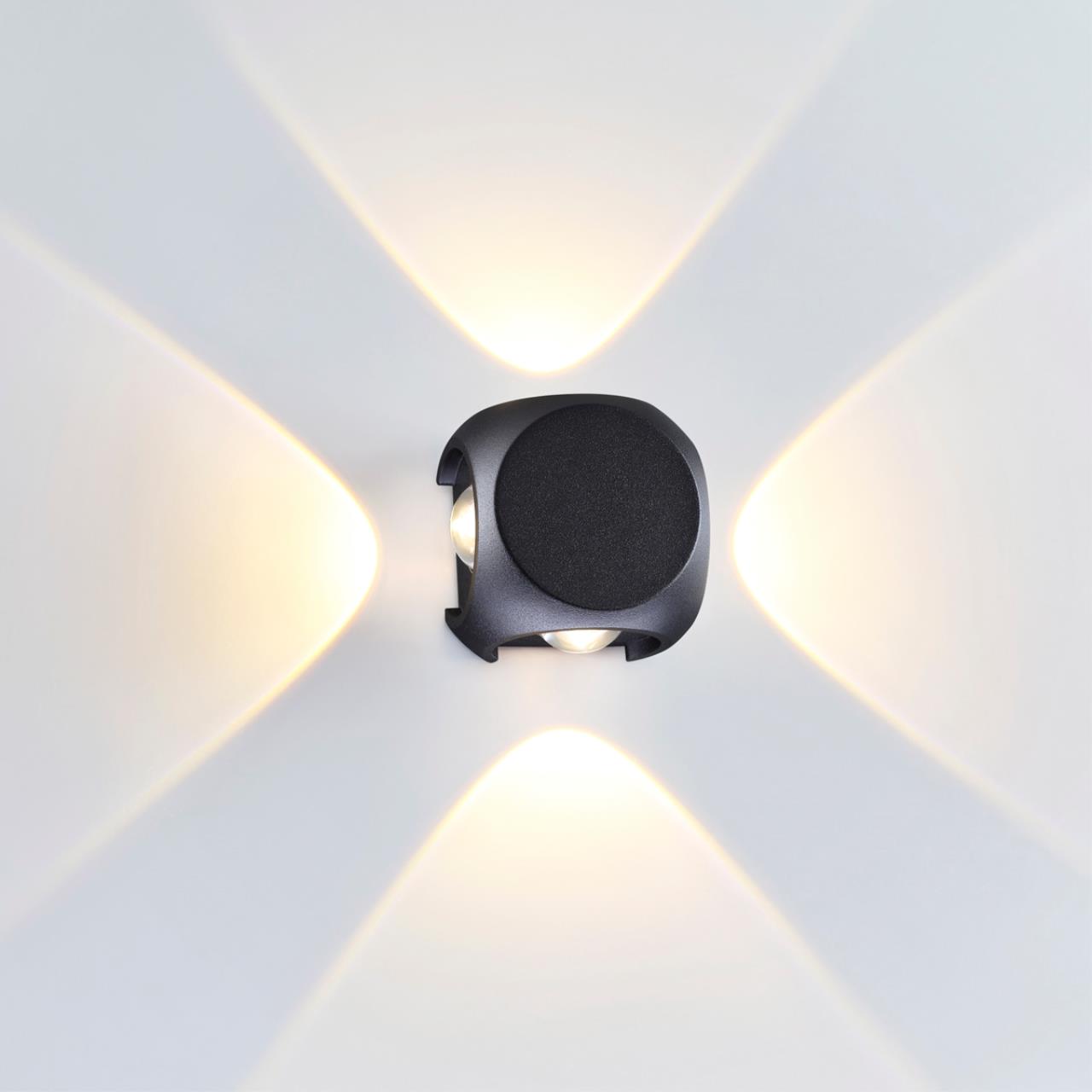 Настенный светильник ODEON LIGHT HIGHTECH Miko черный LED*1 8W
