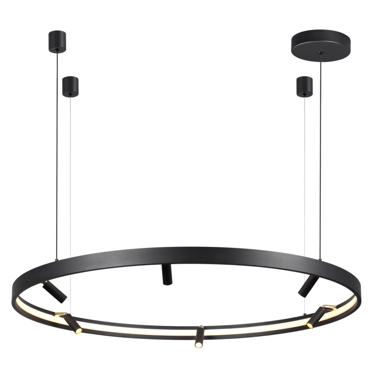 Подвесной светильник ODEON LIGHT HIGHTECH FONDA черный LED*1 89W