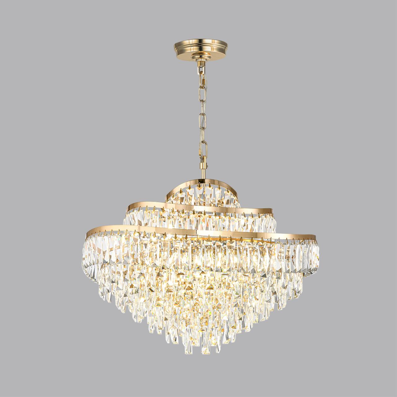 Люстра ODEON LIGHT HALL WAYTA золотой E14*14 10W