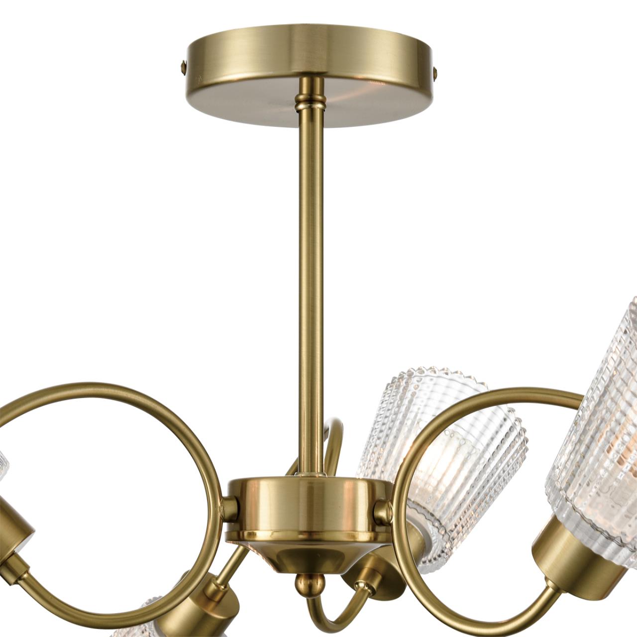 Светильник потолочный LUMION COMFI IMANA медный E14*6 10W