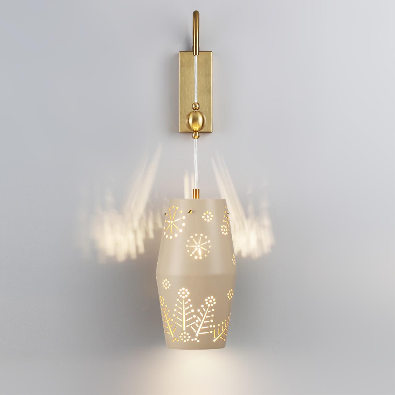 Настенный светильник ODEON LIGHT EXCLUSIVE PENDANT KARELIA латунь E27*1 10W