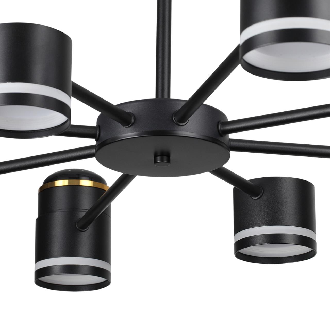 Люстра на штанге LUMION COMFI VIRSAVA черный GX53*8 10W