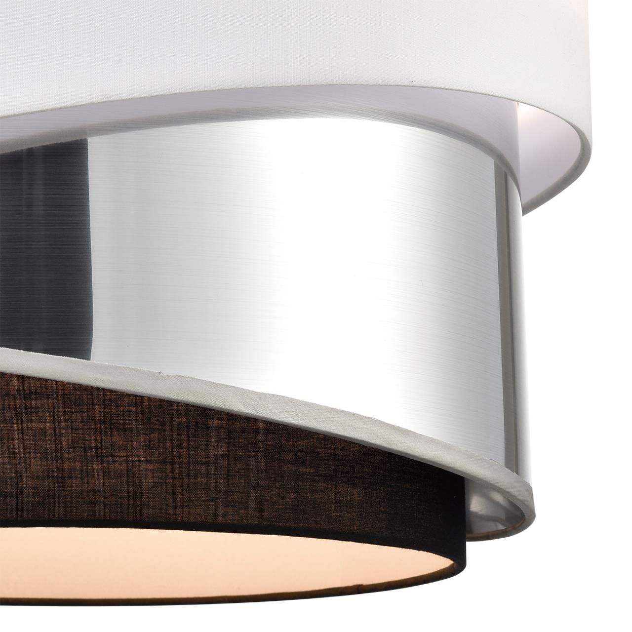 Светильник подвесной LUMION MODERNI INDIRA никель E27*3 10W плафон белый; серебристый; черный