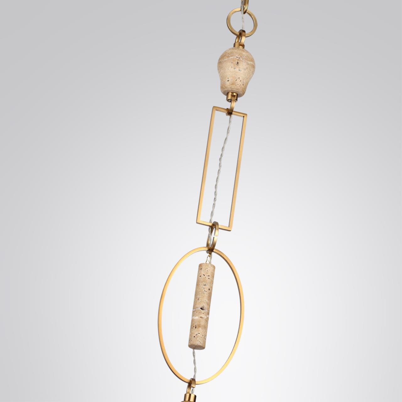 Подвес ODEON LIGHT EXCLUSIVE PENDANT KREMA латунь G9*1 10W плафон прозрачный