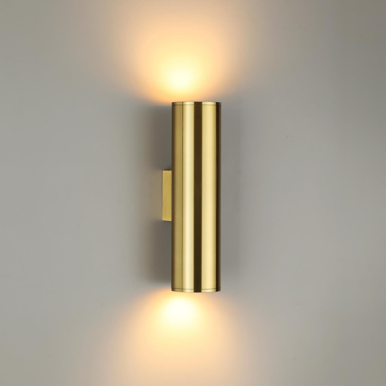 Настенный светильник ODEON LIGHT HIGHTECH DARIO золотой E27*2 10W  80 мм