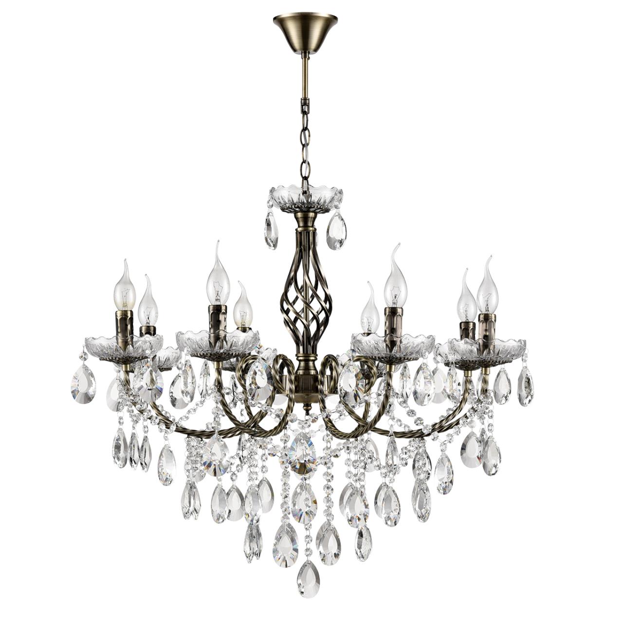 Люстра LUMION CLASSI LINN бронзовый, латунь E14*8 10W