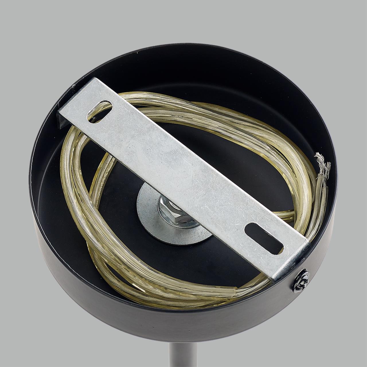 Люстра на штанге LUMION MODERNI MELODY черный, золотой E14*6 10W