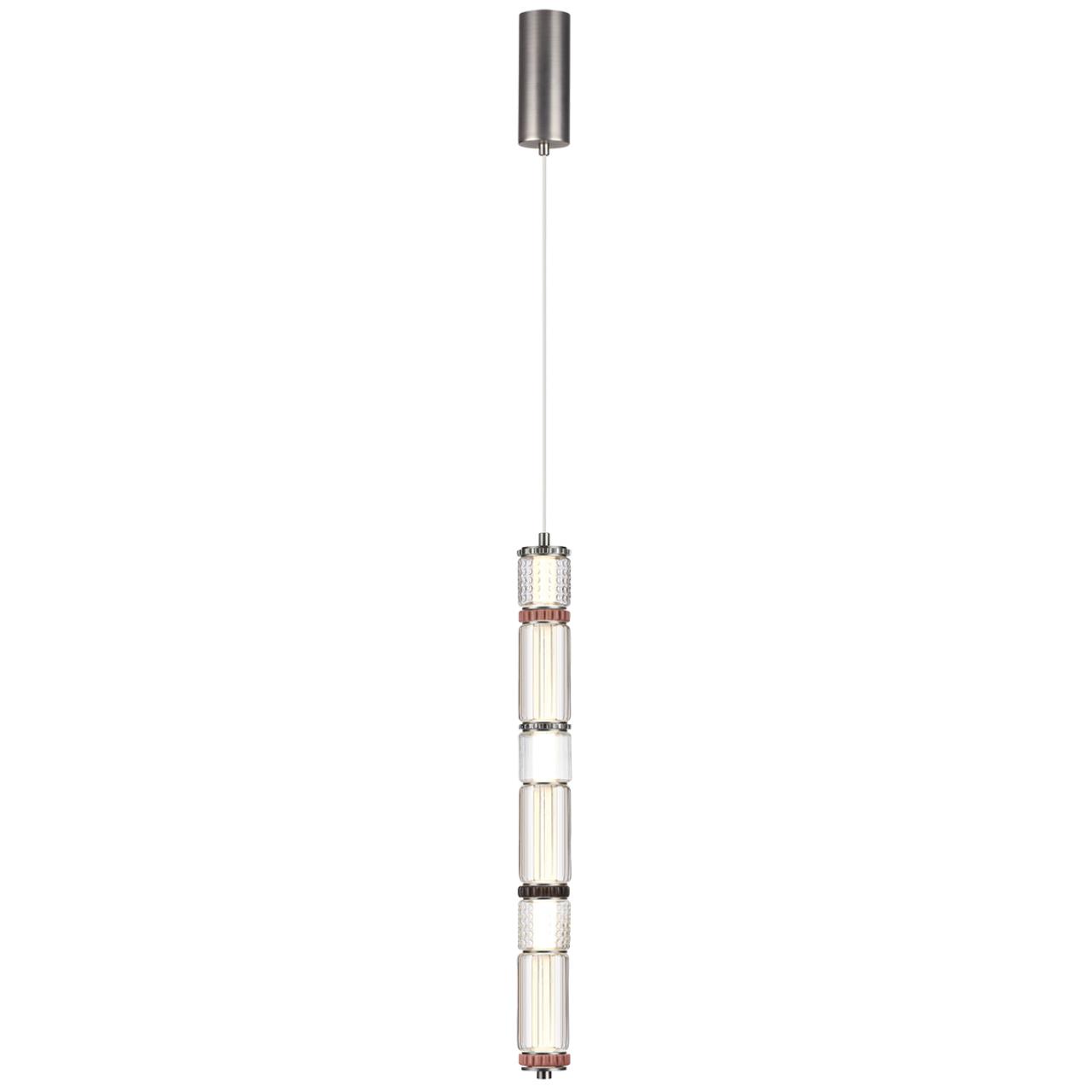 Подвес ODEON LIGHT EXCLUSIVE L-VISION COLLIER никель LED*1 22W