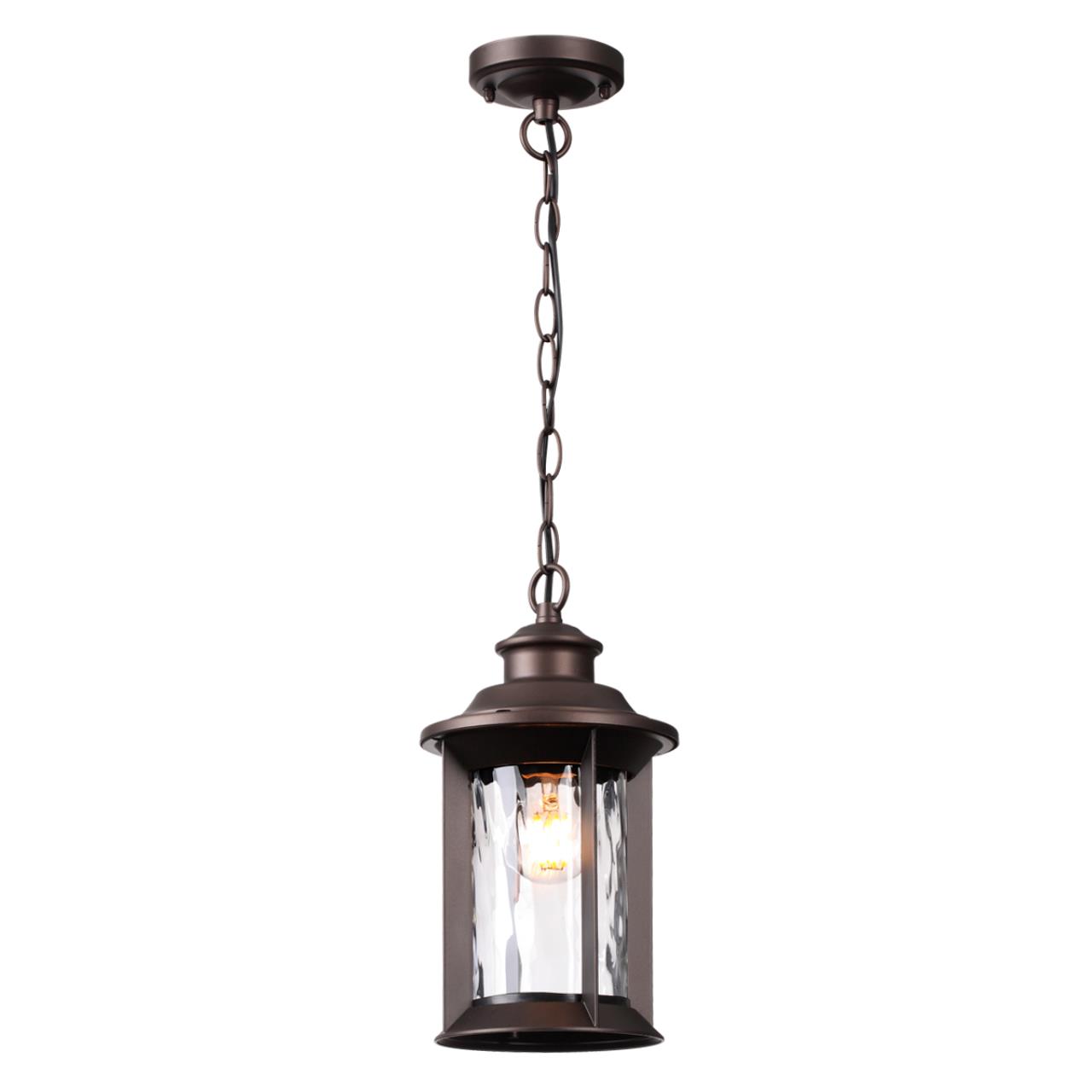 Уличный светильник-подвес ODEON LIGHT NATURE MAVRET коричневый E27*1 10W