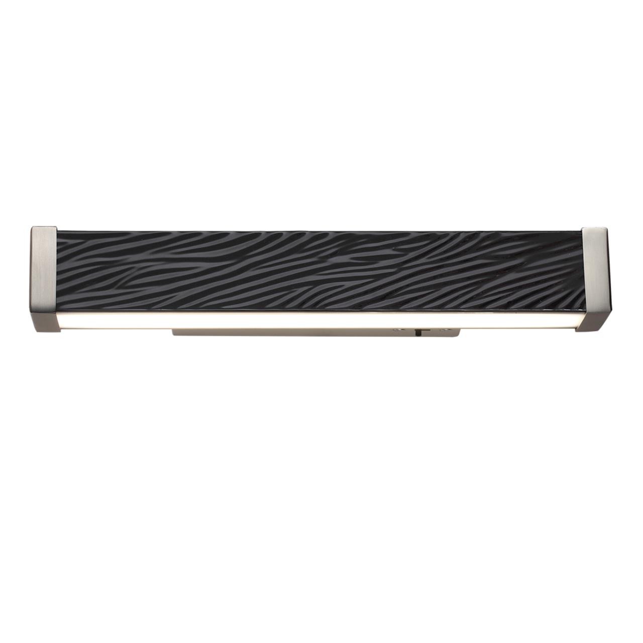 Настенный светильник с выкл. ODEON LIGHT EXCLUSIVE L-VISION RIVIERA никель LED*1 10W 2000/3000/4000К плафон черный