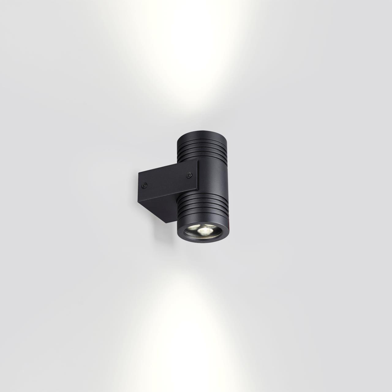 Уличный фасадный светильник ODEON LIGHT NATURE STIMA черный LED*1 12W 4000К
