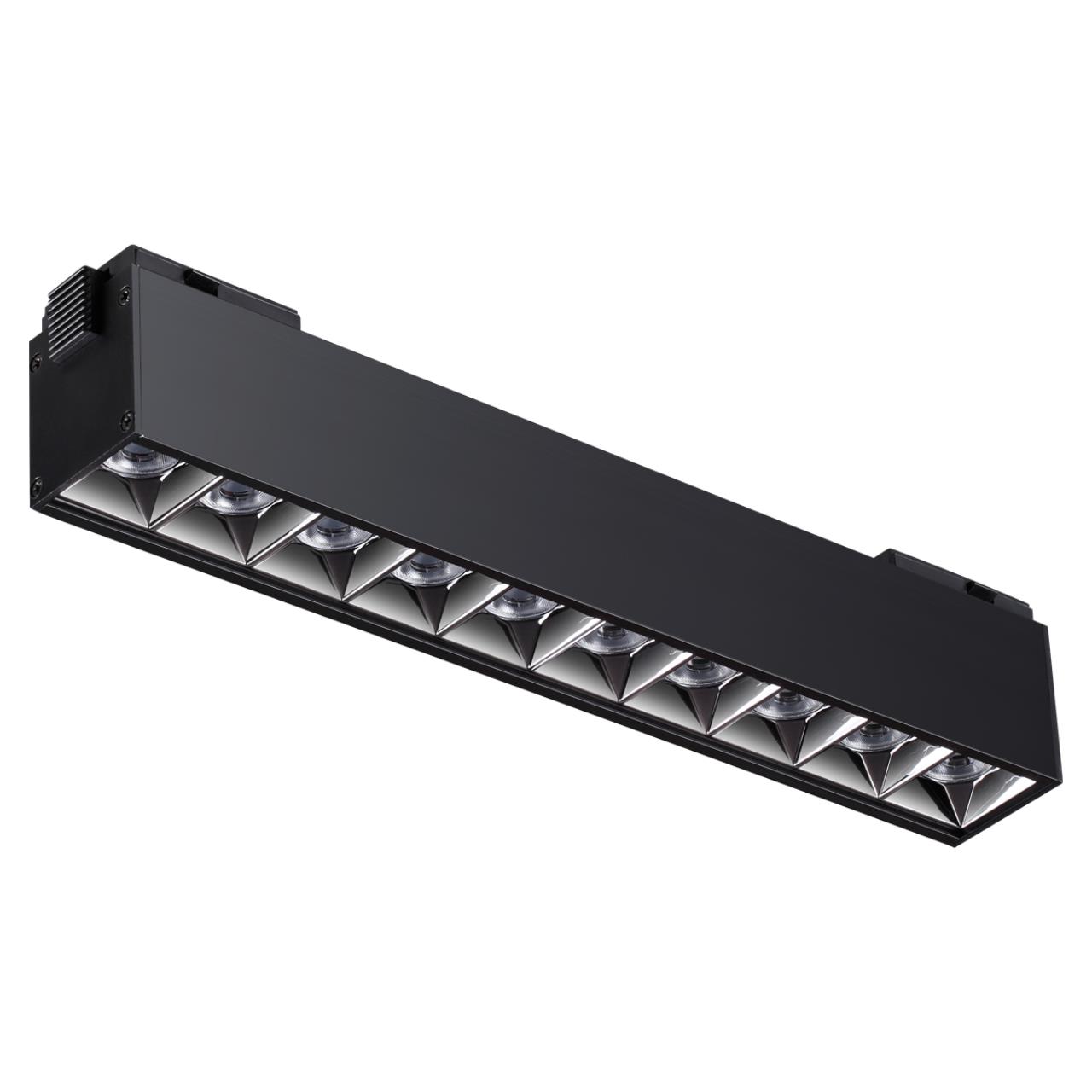 Трековый светильник для низковольного шинопровода NOVOTECH SHINO KIT черный LED*1 20W