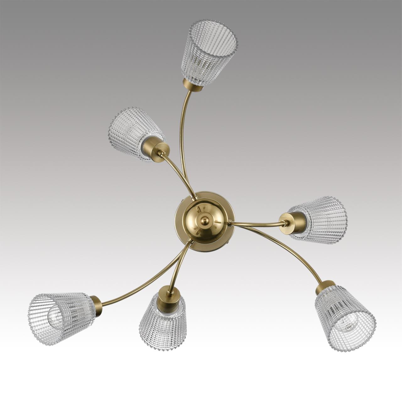 Светильник потолочный LUMION COMFI IMANA медный E14*6 10W