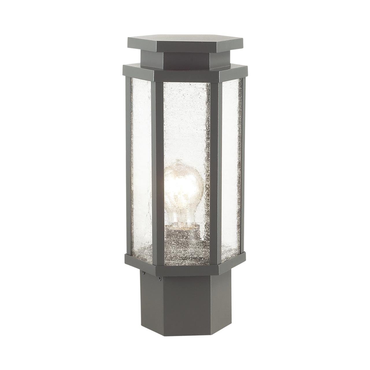 Ландшафтный светильник на столб ODEON LIGHT NATURE GINO серый, черный