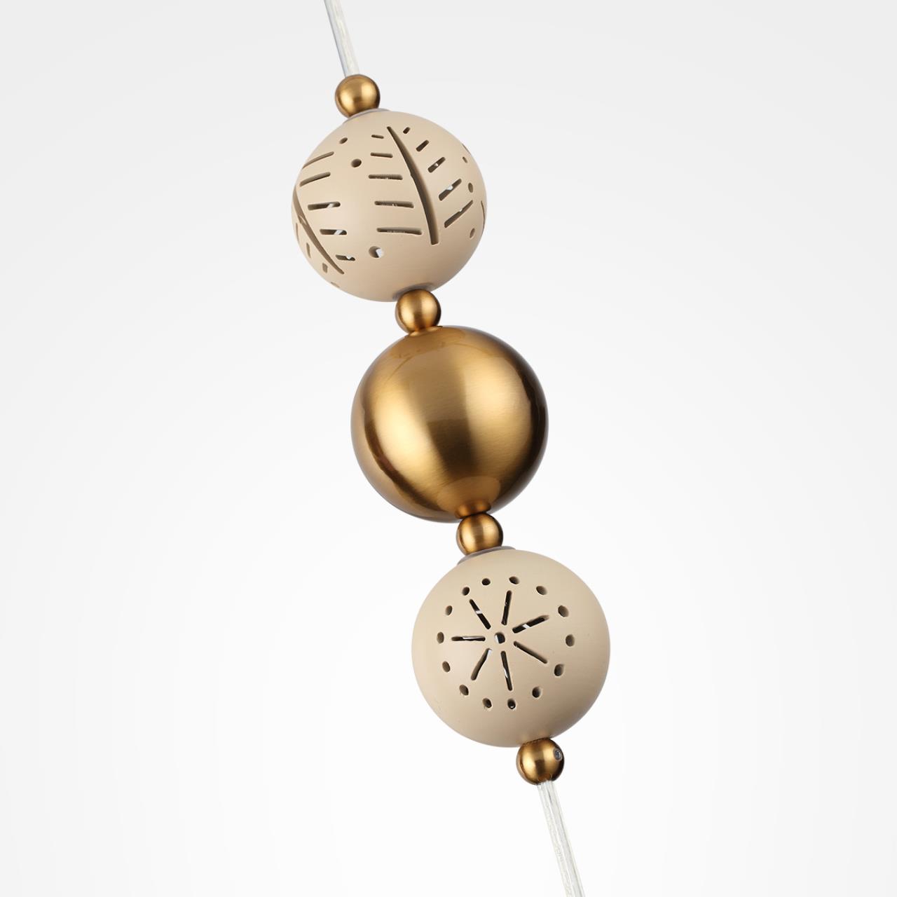 Подвес ODEON LIGHT EXCLUSIVE PENDANT KARELIA латунь E27*1 10W