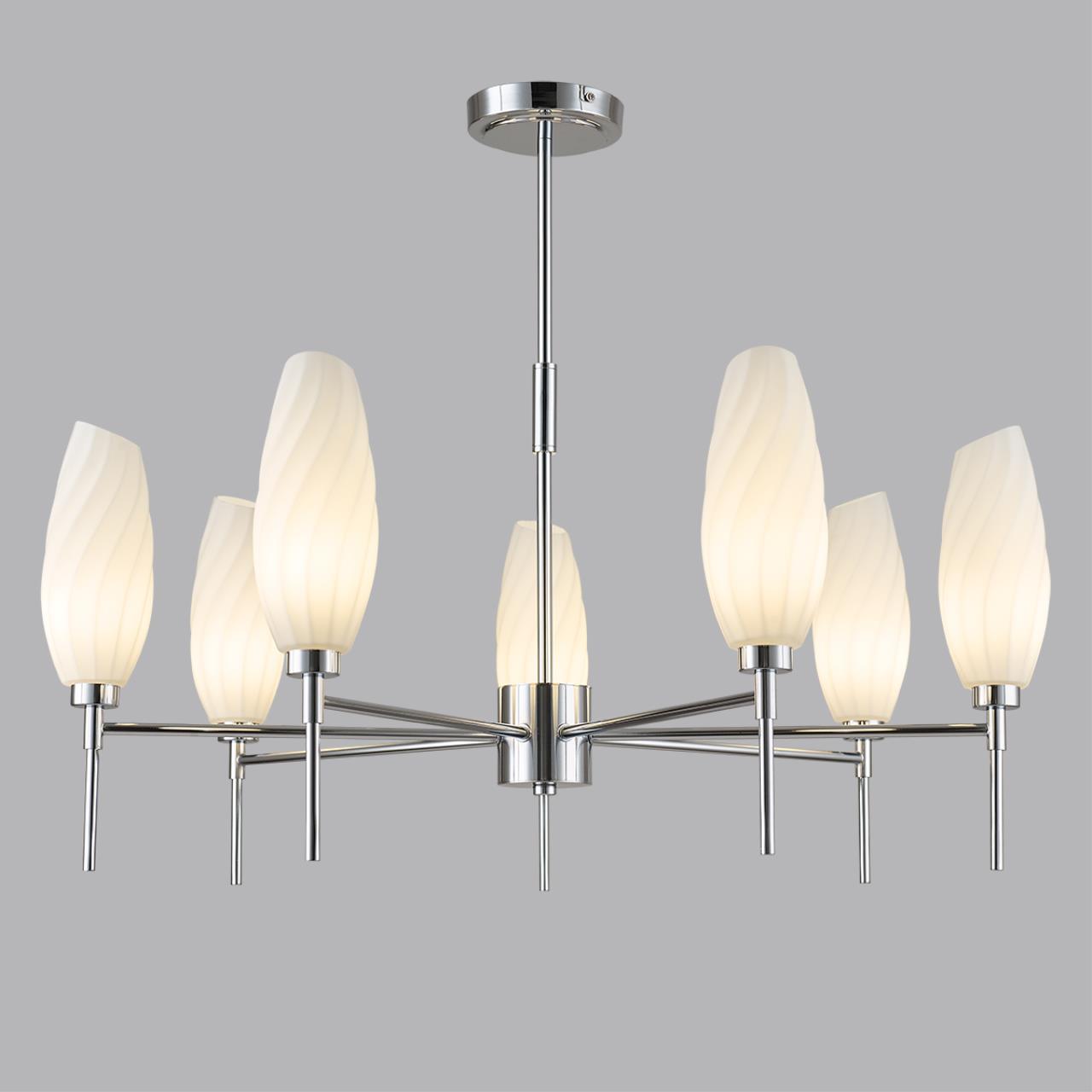 Люстра на штанге LUMION MODERNI SHIVON хром G9*7 10W