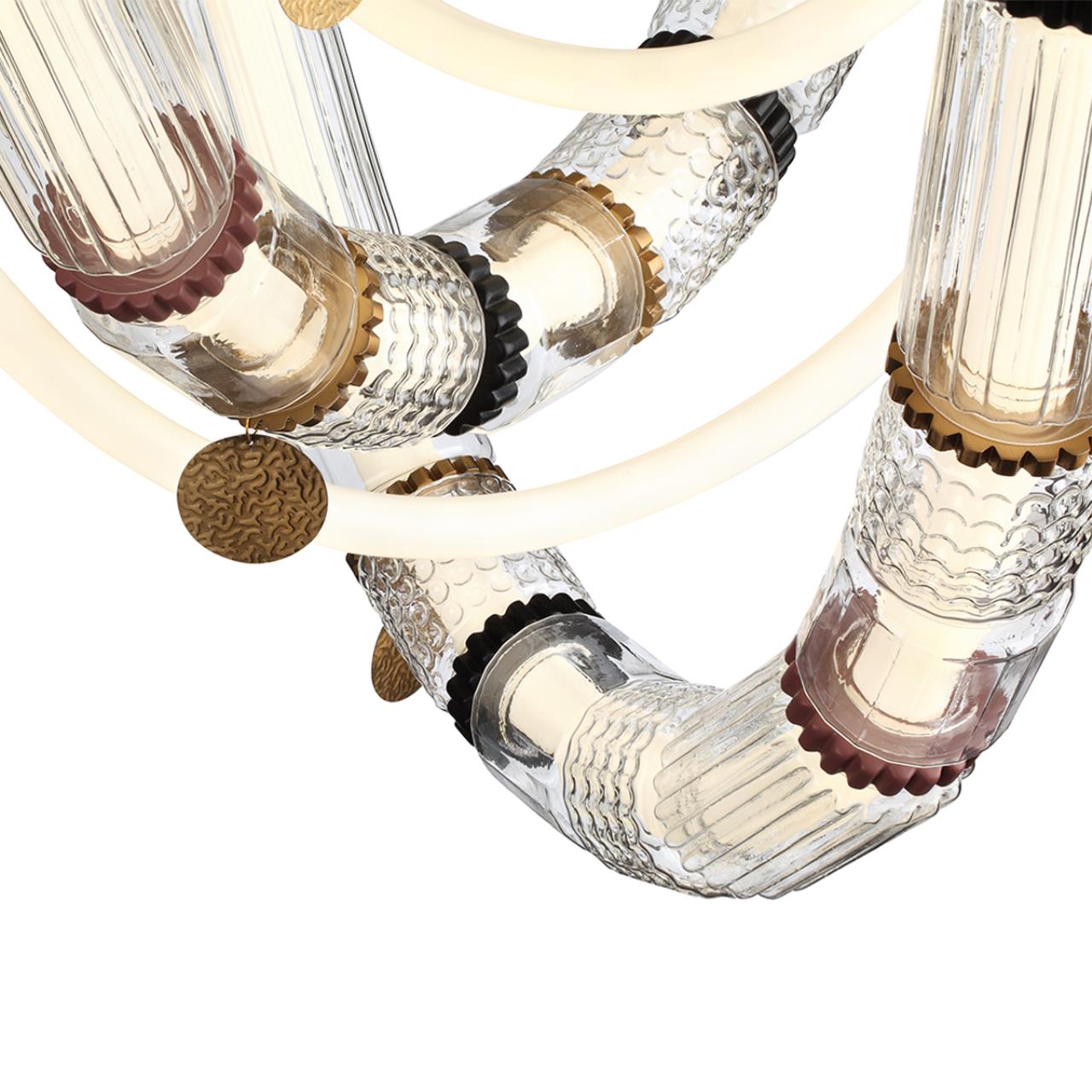 Люстра потолочная ODEON LIGHT EXCLUSIVE L-VISION COLLIER античная бронза, латунь
