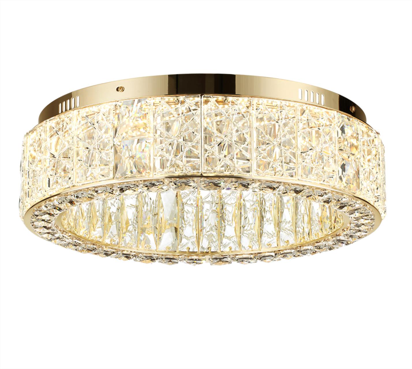 Люстра ODEON LIGHT HALL VERSION золотой LED*1 46W 3700К