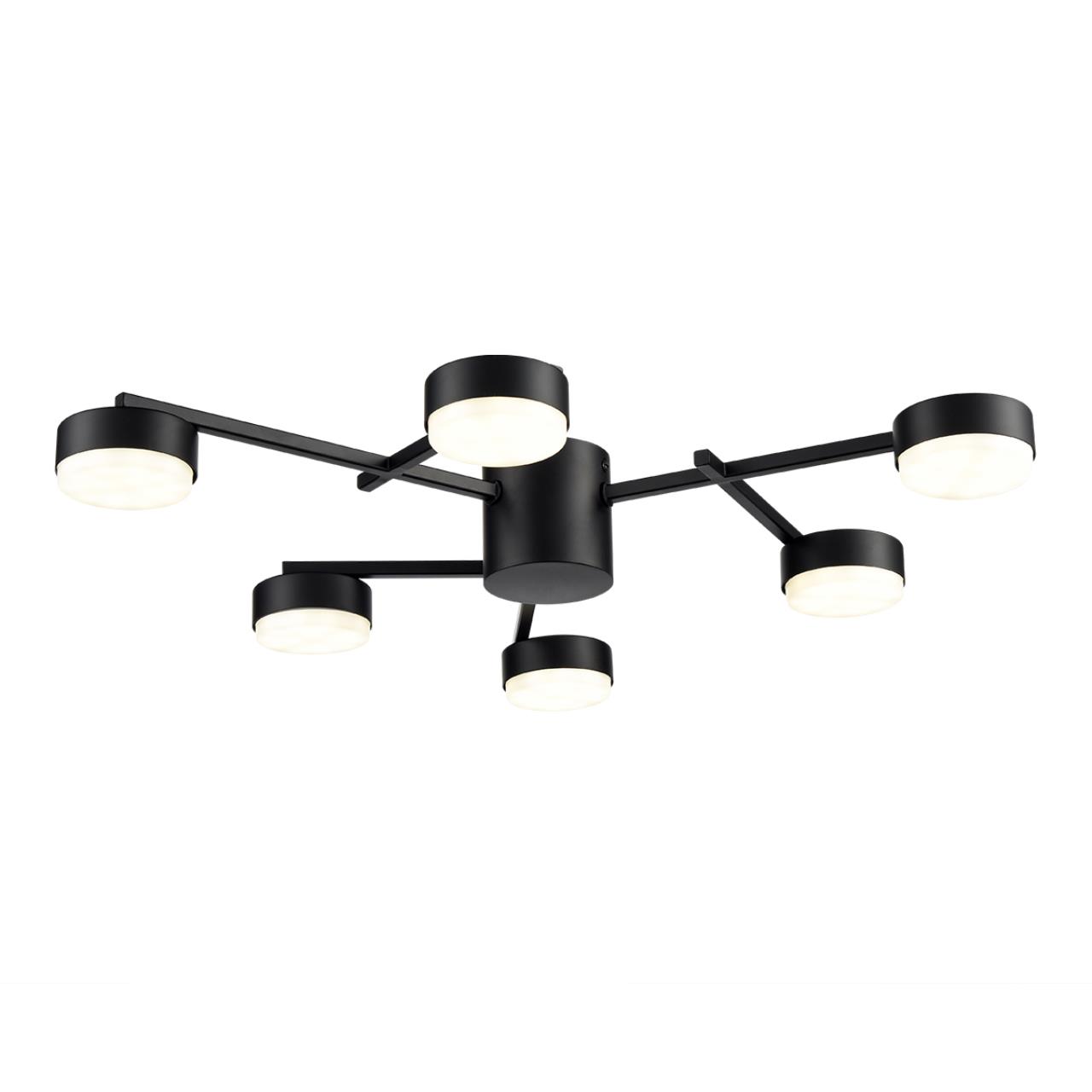 Люстра потолочная LUMION COMFI DABRA черный GX53*6 10W
