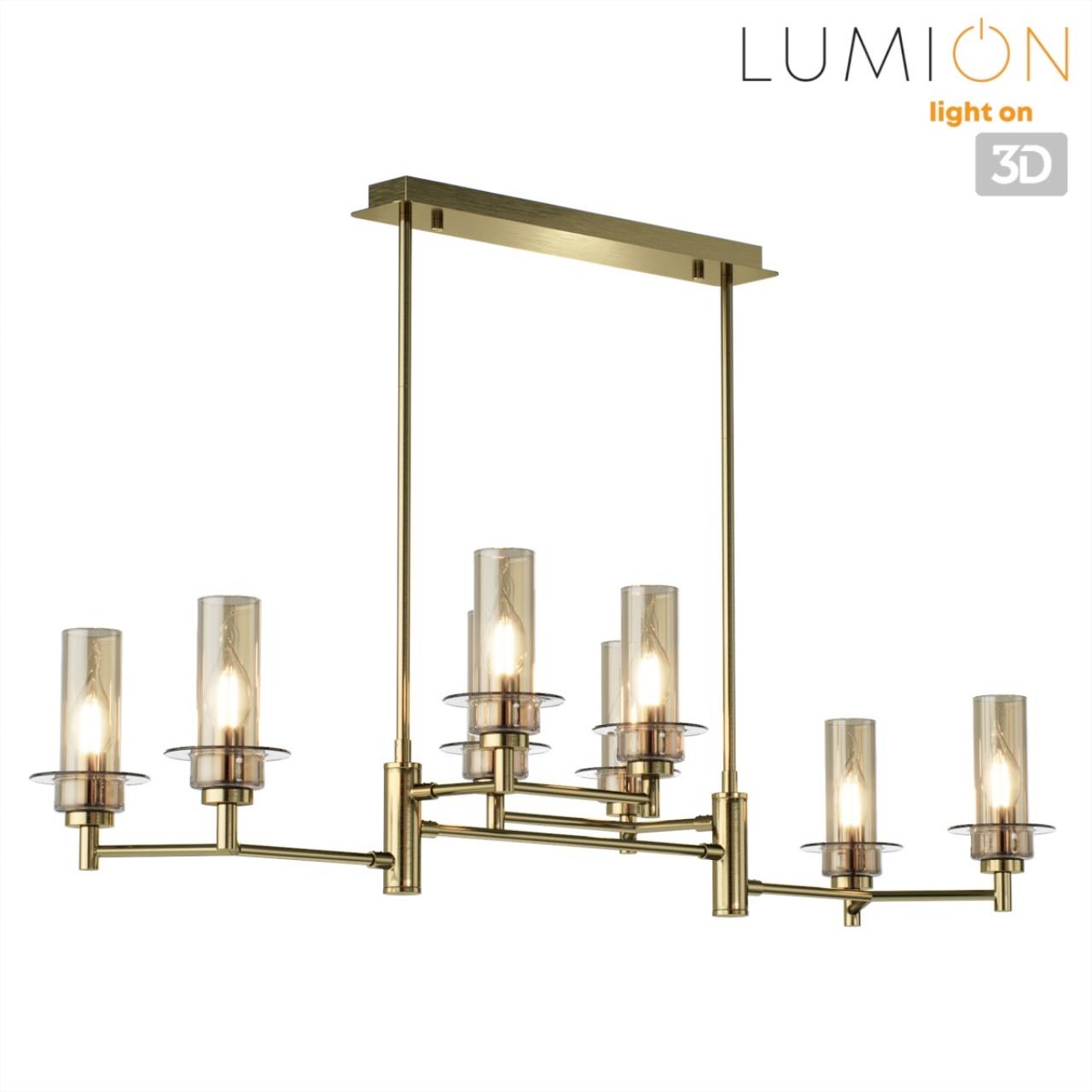 Люстра на штанге LUMION CLASSI MADONNA бронзовый E14*8 10W