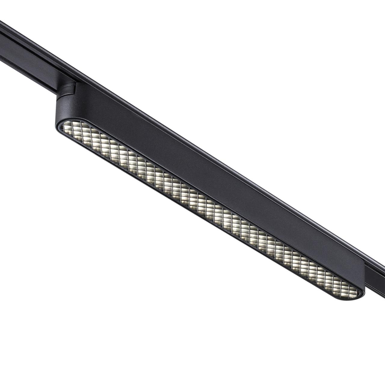 Трековый светильник для низковольтного шинопровода NOVOTECH SHINO SMAL черный LED*1 18W 4000К