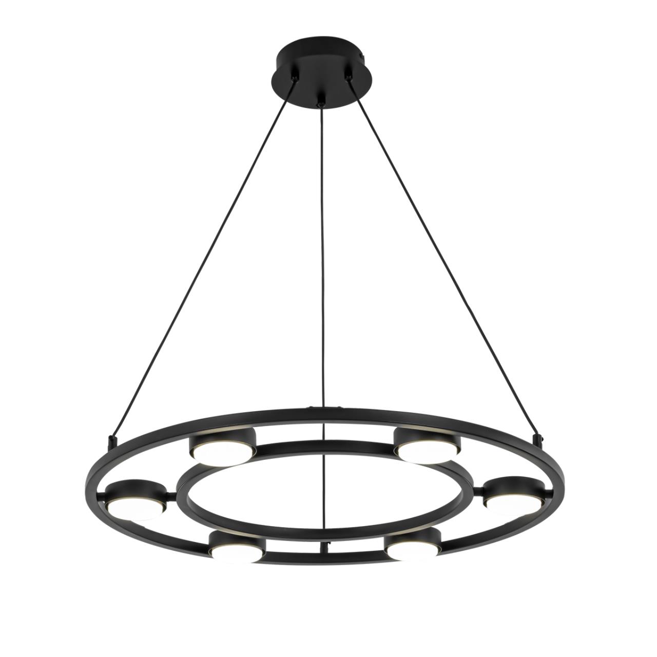 Люстра подвесная LUMION MODERNI TORINA черный GX53*6 10W