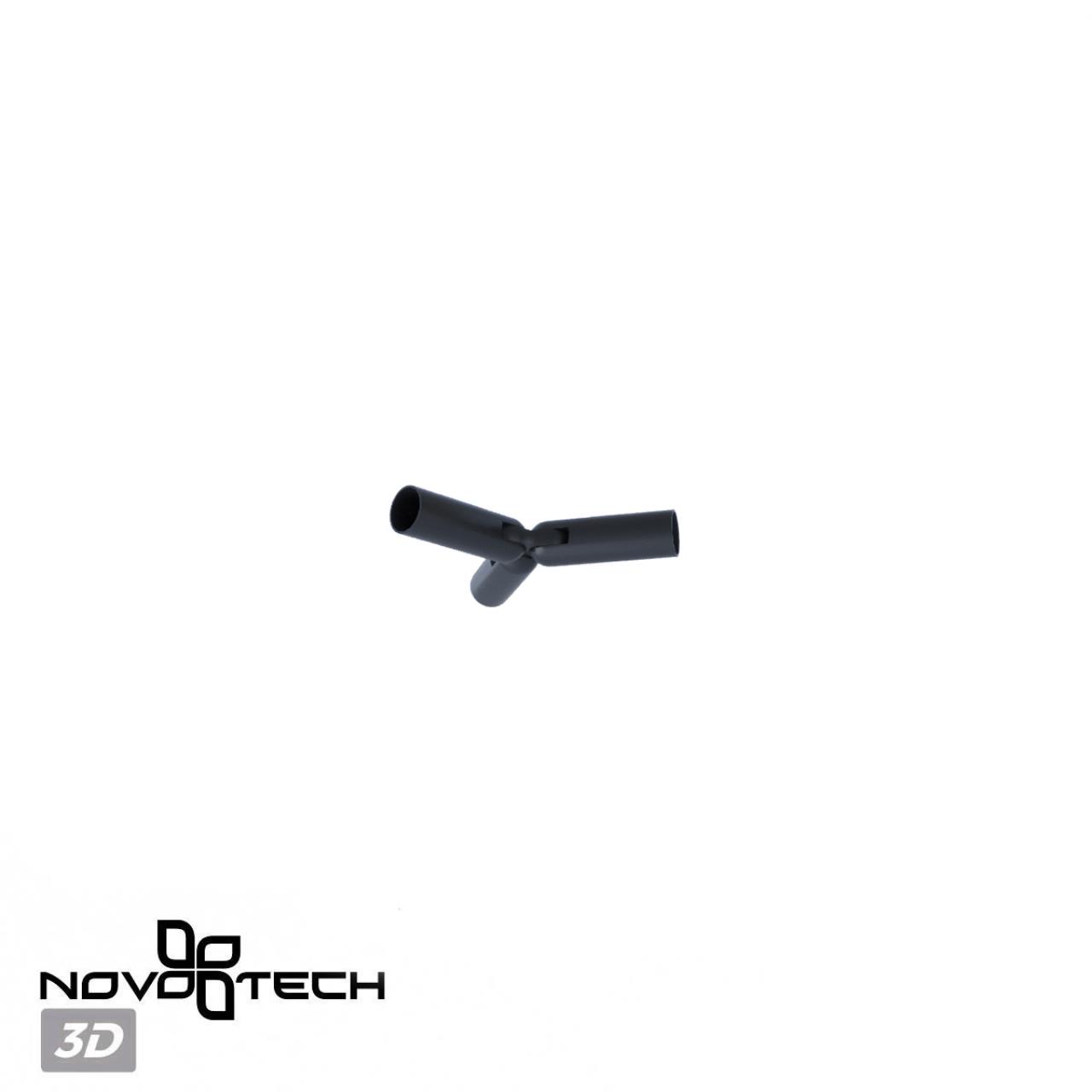 Соединитель гибкий "T" NOVOTECH KONST GLAT черный